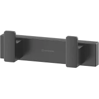 Планка с крючками Whitecross Cubo CU2412GM для ванны, оружейная сталь