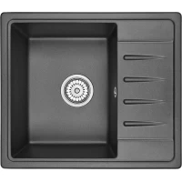 Кухонная мойка Granula 5803, ЧЁРНЫЙ 58x50 см, черный