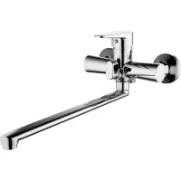 Смеситель для ванны G.Lauf NUD7-A146 универсальный, с душевым гарнитуром, хром