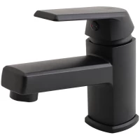 Смеситель для раковины OneLife P02-021b черный матовый