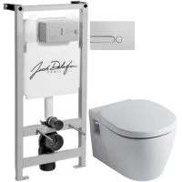 Комплект Ideal Standard Connect E803501 + E712701 + система инсталляции Jacob Delafon E5504-NF + E4326-CP