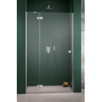 Душевая дверь Radaway Essenza Brushed Nickel DWJ 110 Left 1385015-91-01L 110 см L, профиль никель матовый, стекло прозрачное