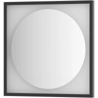 Зеркало 60x60 см черный матовый Defesto Eclipse DF 2231
