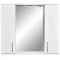 Зеркальный шкаф 80x70 см белый глянец/белый матовый Stella Polar Фантазия SP-00000226 - 2