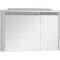 Зеркальный шкаф 89x60 см с подсветкой белый Aquanet Лайн 00165582 - 1