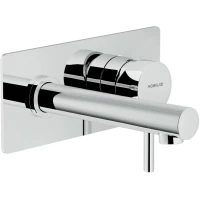 Смеситель для раковины Nobili Live LV00498CR встраиваемый, без донного клапана, хром