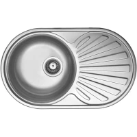 Кухонная мойка полированная сталь Ukinox Фаворит FAP740.440 -GT8K 2L