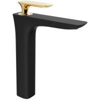 Смеситель для раковины AltroBagno Aperto AltroBagnoAperto010211NeOr золотой/черный матовый