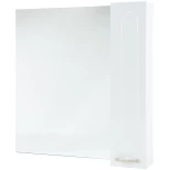 Изображение товара зеркальный шкаф 84x80 см белый глянец l/r bellezza тиффани 4610514000012