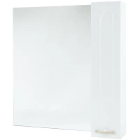 Зеркальный шкаф 84x80 см белый глянец L/R Bellezza Тиффани 4610514000012