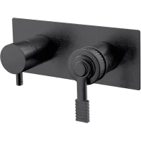 Смеситель для ванны Remer Atelier AL93ZCFP встраиваемый, черный хром матовый