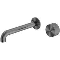 Смеситель для раковины Feramolli Sole S669-20GB CoolStart, встраиваемый, графит матовый