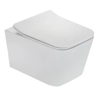 Унитаз подвесной Teka Formentera 11.732.00.00 безободковый, с сиденьем микролифт, белый