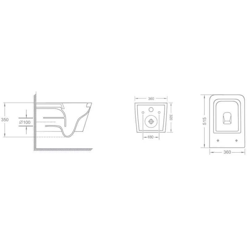 Унитаз подвесной Teka Formentera 11.732.00.00 безободковый, с сиденьем микролифт, белый