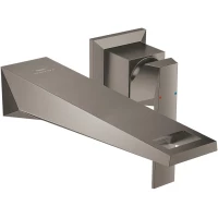 Смеситель для раковины Grohe Allure Brilliant 29403AL0 встраиваемый, без донного клапана, темный графит матовый