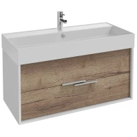 Тумба белый/дуб табак 99,9 см Jacob Delafon Vivienne EB1585-N18-E52