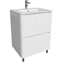 Тумба с раковиной белый глянец 60 см IDDIS Edifice EDI60WFi95K 