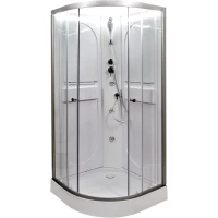 Душевая кабина 90x90x200 см Deto L609NLED+GM прозрачное