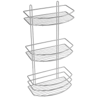 Полка для ванной Fixsen FX-720-3 25 см, тройная, хром