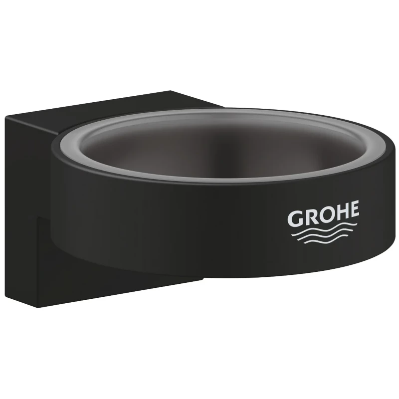 Держатель Grohe Selection 41217KF0 для стакана, дозатора, черный матовый Держатель Grohe Selection 41217KF0 для стакана, дозатора, черный матовый