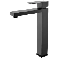 Смеситель для раковины Oliveeka OL-962008G-MB черный матовый