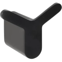 Крючок Bemeta Organic 167106210 двойной, для ванны, черный матовый