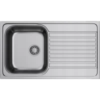 Кухонная мойка Omoikiri Kashiogawa 86-IN 4993453 86x50 см, нержавеющая сталь