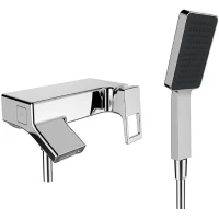 Смеситель для ванны Laufen Sense HF901260100000 с душевым гарнитуром, хром
