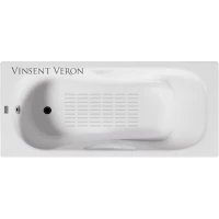 Ванна чугунная Vinsent Veron Aura VAU1808045-AS 180x80 см, с антискользящим покрытием, белый