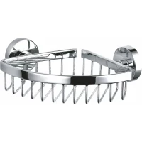 Полка для ванной Wonzon & Woghand Easy WW-8144 22,3x22,3 см, угловая, хром