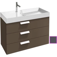 Тумба серый антрацит 99,5 см Jacob Delafon Rythmik EB1310-N14