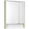Зеркальный шкаф 65x86 см белый глянец/ясень фабрик Акватон Рико 1A215202RIB90 - 1