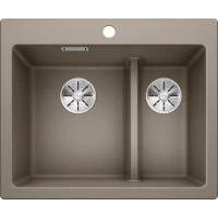 Кухонная мойка Blanco Pleon 6 Split InFino серый беж 521696
