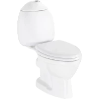 Унитаз напольный Creavit Cocuk CK310-11CB00E-0000+KC0802.01.0000E детский, без бачка, с сиденьем микролифт, белый