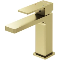 Смеситель для раковины Grossman Style 510.K35.05.320 золотой матовый