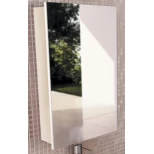 Изображение товара зеркальный шкаф 48x70 см белый глянец comforty диана 00003118242