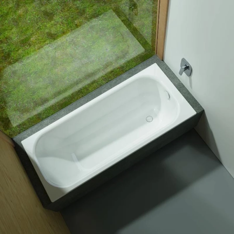 Стальная ванна 150x70 см Bette Form 2941-000 AD PLUS AR с покрытием Anti-Slip и BetteGlasur Plus