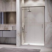 Душевая дверь RGW LE-103 Leipzig 711210312-11 120 см, профиль хром, стекло прозрачное