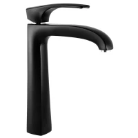 Смеситель для раковины Paini Lady 89YO211LLLSSR с донным клапаном, черный матовый