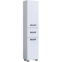 Пенал Vigo Plaza pn.PLA.40 напольный L/R, белый глянец/белый матовый