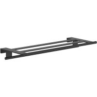 Полка для полотенец Hansgrohe AddStoris S 41781670 66,1 см, черный матовый