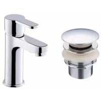 Смеситель для раковины с донным клапаном Adell Lento 15494301