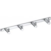 Планка с крючками Bemeta Omega 104606102 для ванны, хром