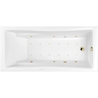 Акриловая ванна Whitecross Palace 0104.170075.100.RELAX.GL 169,5x75 см, с гидромассажем, белый