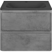 Тумба с раковиной бетон 59,4 см Vincea Vico VMC-2V600BT + VCB-2VP600B