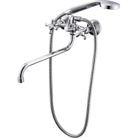 Смеситель для ванны Prohanss P11.22 универсальный, с душевым гарнитуром, хром