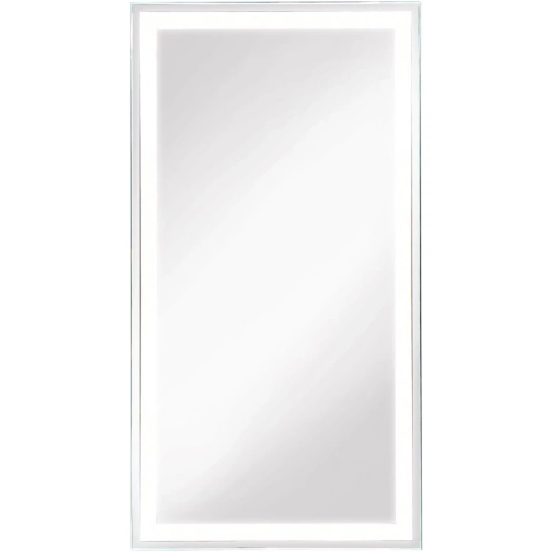 Зеркальный шкаф 35x65 см белый матовый L Art&Max Techno AM-Tec-350-650-1D-L-DS-F