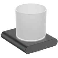 Стакан для зубных щеток Timo Luiro 18432/03 настенный, черный матовый