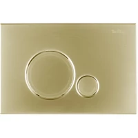 Кнопка смыва BelBagno Sfera BB018-SR-ORO для инсталляции, золотой