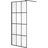 Неподвижная перегородка 90 см Niagara NG-685-90BLACK прозрачное